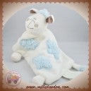 KIMBALOO DOUDOU MOUTON BLANC PLAT NUAGE BLEU BEIGE SOS