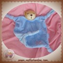 KALOO DOUDOU OURS BEIGE PLAT BLEU PLUME K SOS