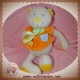 MOULIN ROTY DOUDOU OURS GRIS GILET ORANGE NESTOR CAPUCINE SOS