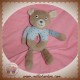 BOUT'CHOU MONOPRIX DOUDOU OURS MARRON HOCHET BLEU ETOILES SOS