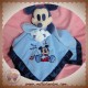 DISNEY DOUDOU MICKEY MOUSE MOUCHOIR BLEU SATINEE SOS