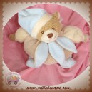 BUKOWSKI SWEDEN DOUDOU OURS BOULE BEIGE ECRU FLEUR BLEU SOS