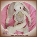 HISTOIRE D'OURS DOUDOU LAPIN BLANC ECRU TAUPE SOS