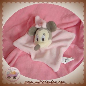 DISNEY NICOTOY DOUDOU MINNIE SOURIS PLAT ROSE SOS