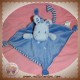 NICOTOY DOUDOU ZEBRE PLAT BLEU ETOILE SOS