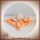 NICOTOY DOUDOU OURS CHAT GRIS PLAT ORANGE SOS