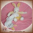 SUCRE D'ORGE DOUDOU LAPIN JAUNE MOUCHOIR SOS