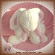 DOUDOU ET COMPAGNIE LAPIN BONBON ALLONGE BLANC ROSE 23 cm SOS