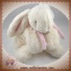 DOUDOU ET COMPAGNIE LAPIN BONBON ALLONGE BLANC ROSE 23 cm SOS