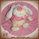 ANNA CLUB PLUSH DOUDOU CHIEN ECRU PULL ROSE DIZZY SOS