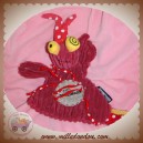 LES DEGLINGOS DOUDOU MOLOS LE HOMARD PLAT ROUGE ROSE SOS