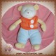 SUCRE D'ORGE DOUDOU SINGE JAUNE VESTE ORANGE SOS