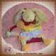 DOUDOU ET COMPAGNIE SOS LAPIN MARIONNETTE ORANGE VERT VIOLET