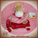 BABYNAT BABY NAT DOUDOU VACHE GIRAFE NINA MARIONNETTE ROSE COEUR SOS