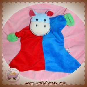 BEST PRICE DOUDOU VACHE GIRAFE PLATE ROUGE BLEU TANNER PLACE SOS