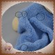 KALOO DOUDOU OURS CREME PLAT BLEU PLUME SOS