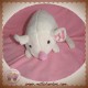 HISTOIRE D'OURS DOUDOU SOURIS ECRU ROSE FRIMOUSSES SOS