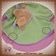 NOUNOURS DOUDOU OURS LAPIN CACHE CACHE PLAT VERT MAUVE SOS