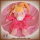 NOUNOURS DOUDOU COCHON ROSE PLAT BONNET JAUNE SOS