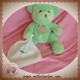 BABYNAT BABY NAT DOUDOU OURS VERT MOUCHOIR SOS