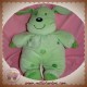 SOFT FRIENDS DOUDOU CHIEN VERT MUSICAL ROND SOS