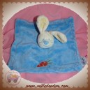 INFLUX DOUDOU LAPIN PLAT BLEU CAROTTE SOS