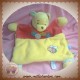 DISNEY DOUDOU WINNIE L'OURSON OURS PLAT JAUNE ROUGE POOH ABEILLE SOS