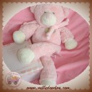 DOUDOU ET COMPAGNIE OURS BONBON ROSE 36 CM SOS