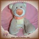 NATTOU DOUDOU OURS MUSICAL BEIGE EMPREINTE ORANGE SOS