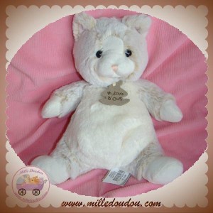 HISTOIRE D'OURS DOUDOU CHAT A POIL BLANC REFLET MARRON SOS