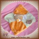 MAXITA DOUDOU OURS BEIGE PLAT VERT ORANGE SOS