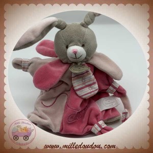 DOUDOU ET COMPAGNIE SOS LAPIN CELESTINE MARIONNETTE ROSE