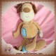 HABITAT DOUDOU LION BEIGE MARRON HOCHET SOS