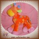 MOTS D'ENFANTS DOUDOU GIRAFE ORANGE ROSE SOS