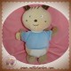 SUCRE D'ORGE DOUDOU ECUREUIL BEIGE PULL BLEU SOS