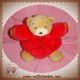 KALOO DOUDOU OURS BOULE ROUGE CHINOIS SOS