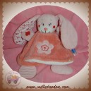 TEX DOUDOU LAPIN FILLE ROSE EVEIL FLEUR SOS