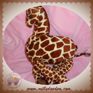 IKEA DOUDOU GIRAFE TACHETE ECRU MARRON SOS