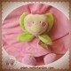 DIMCO TITOUTAM DOUDOU POUPEE FLEUR ROSE VERT LILIFLEUR SOS