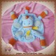 KIMBALOO DOUDOU CHEVAL PLAT ROND BLEU BEIGE ORANGE SOS