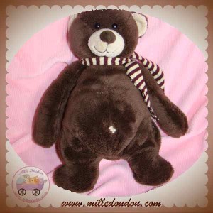 TCF DOUDOU OURS MARRON ECHARPE 28AAZASHA TOUT COMPTE FAIT SOS