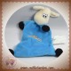 BERYL BRIOCHE DOUDOU MOUTON PLAT BLEU SOS