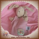 MOULIN ROTY DOUDOU LAPIN SYLVAIN BEIGE MARIONNETTE ROSE CLAIR SOS