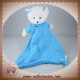 MUSTI MUSTELA DOUDOU OURS BLANC PLAT BLEU SOS