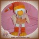 DOUDOU ET COMPAGNIE SOS CANARD OISEAU BANJO ORANGE JAMBES SOS