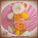 LASCAR DOUDOU SOURIS ECRU MUSICAL ORANGE JAUNE SOS