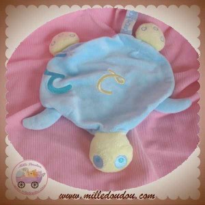 ORCHESTRA DOUDOU TORTUE PLATE VERTE BLEU 2 3 SOS