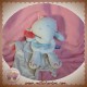 SUCRE D'ORGE DOUDOU ELEPHANT BLEU CAJOU MOUCHOIR SOS