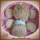 NOUKIE'S DOUDOU HIPPOPOTAME HIPPOLYTE BEIGE 30 cm ALLONGE SOS