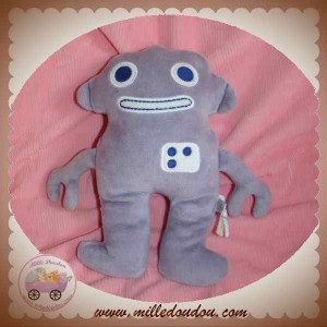 BOUT'CHOU MONOPRIX DOUDOU ROBOT VIOLET MAUVE SOS